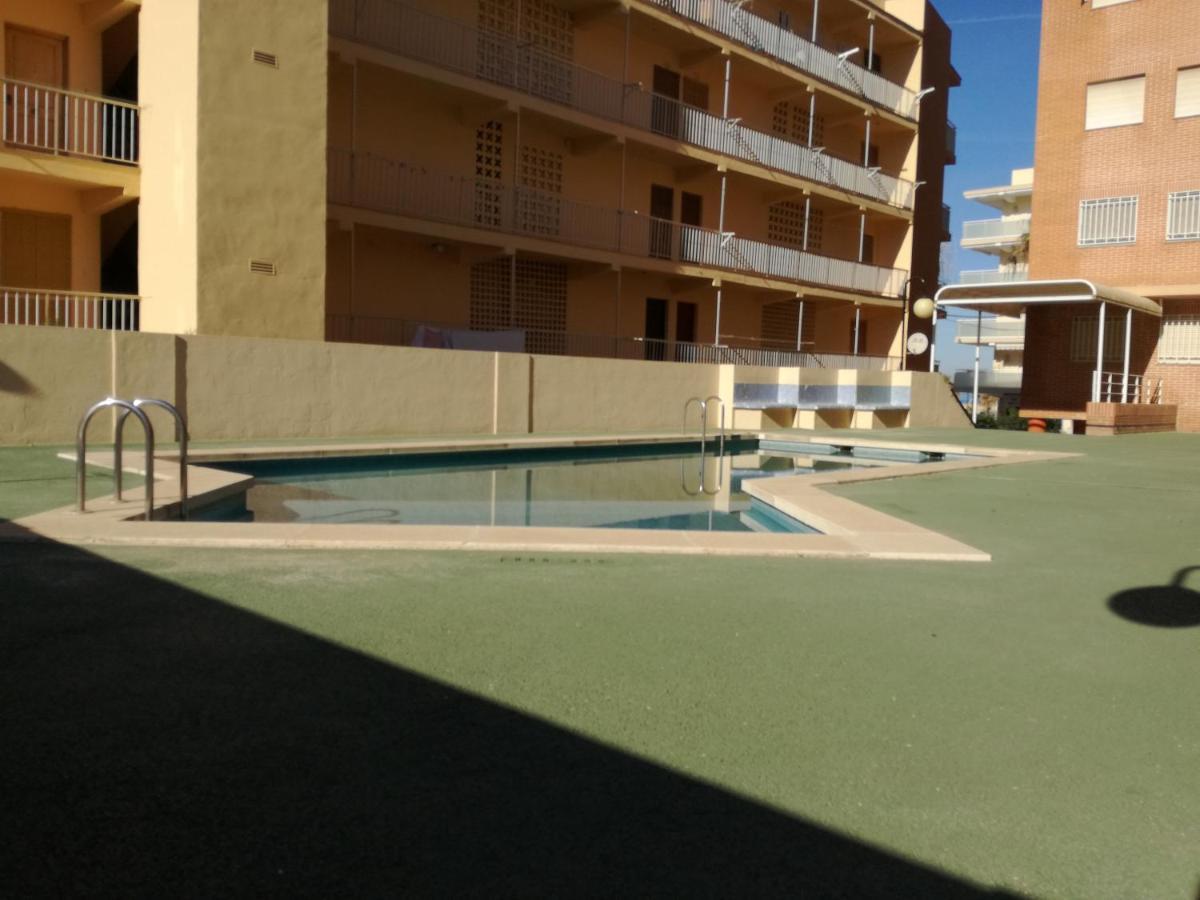 Apartamento Con Gran Terraza, Piscina Y Con Vistas Al Mar, A Solo 50 M De La Playa 代穆斯 外观 照片