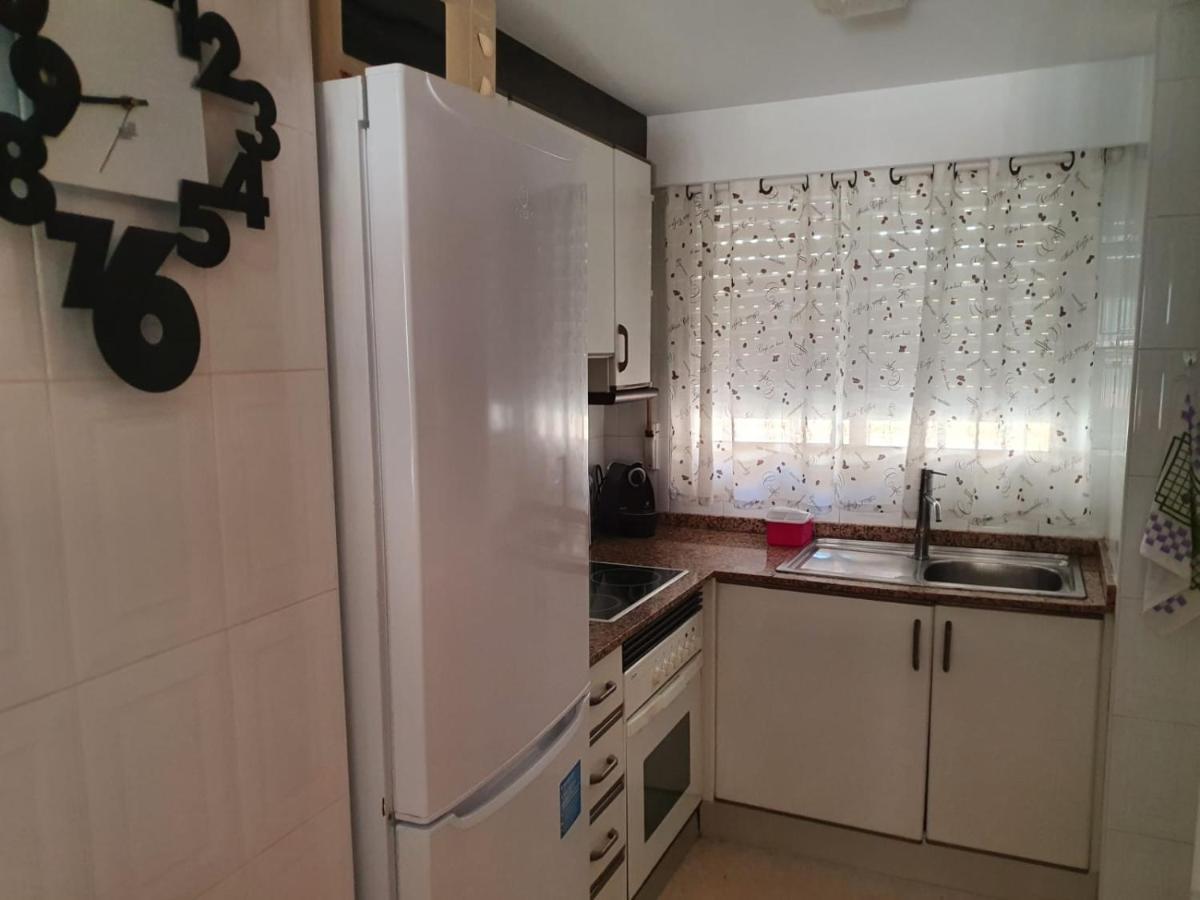 Apartamento Con Gran Terraza, Piscina Y Con Vistas Al Mar, A Solo 50 M De La Playa 代穆斯 外观 照片